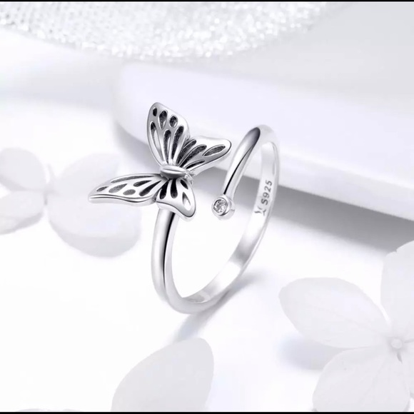 Butterfly adjustable ring - Picture 3 of 5